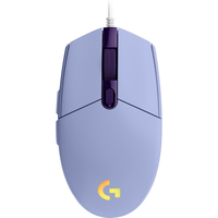 Ratón Gamer Logitech Óptico G203 LightSync, Alámbrico, USB, 8000DPI