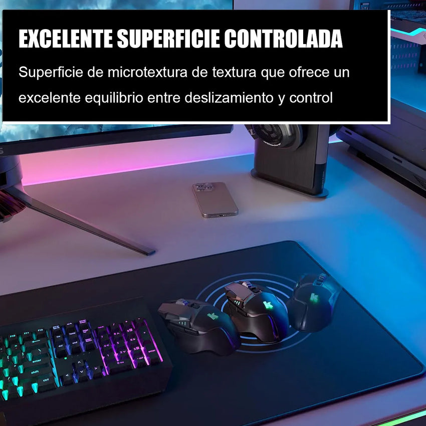 Alfombrilla de ratón Gamer 80x30cm (NEGRO)