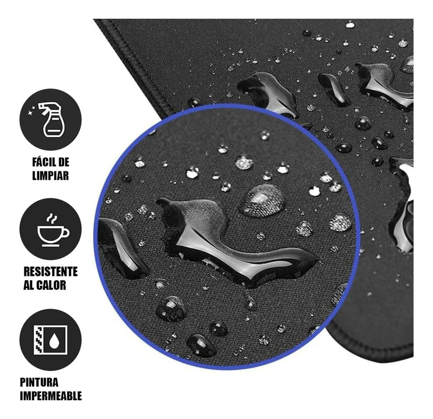 Alfombrilla de ratón Gamer 80x30cm (NEGRO)